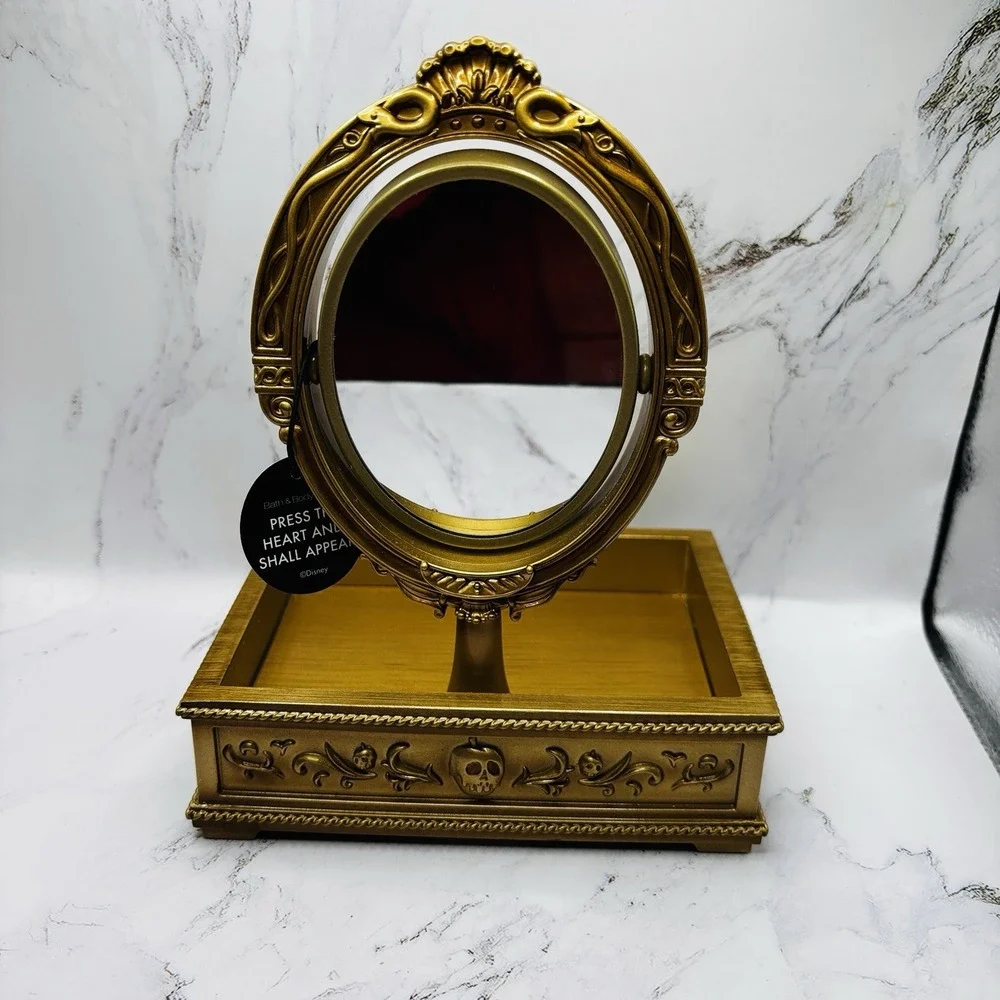 Bath & Body Works Disney Villains Evil Queen Light Up Mirror Vanity Tray New